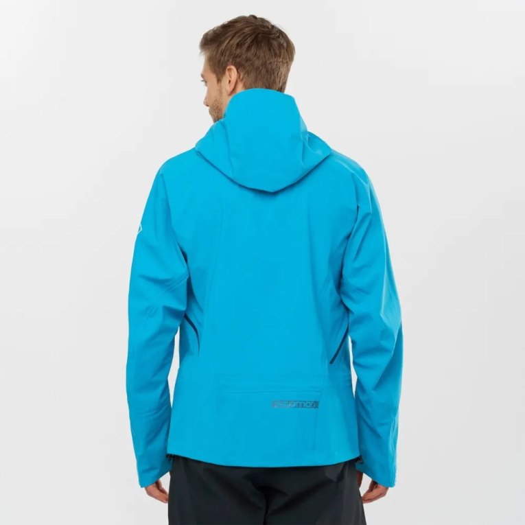 Chaquetas De Esquí Salomon Outlaw 3L Shell Hombre Turquesa | MX ZEQP843